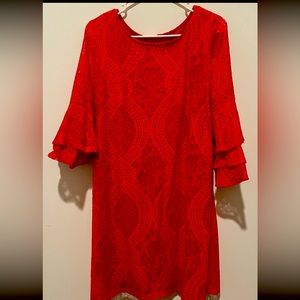 Franceca's Collections  Miami Red Dress Size Large